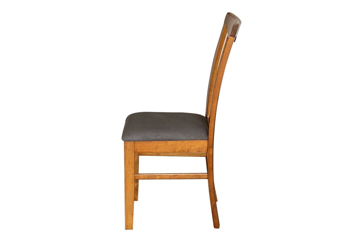 Lodge Chair - Slat Back (Upholstered Seat)