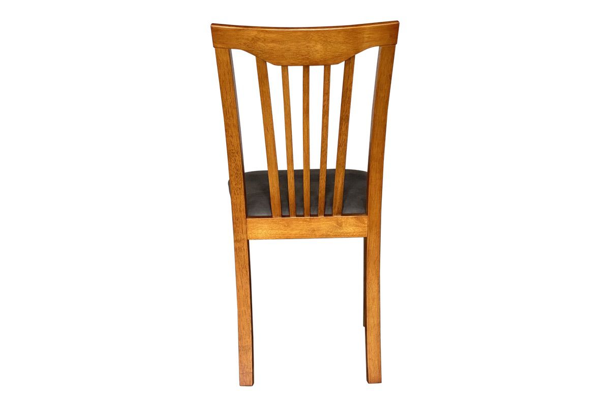 Lodge Chair - Slat Back (Upholstered Seat)