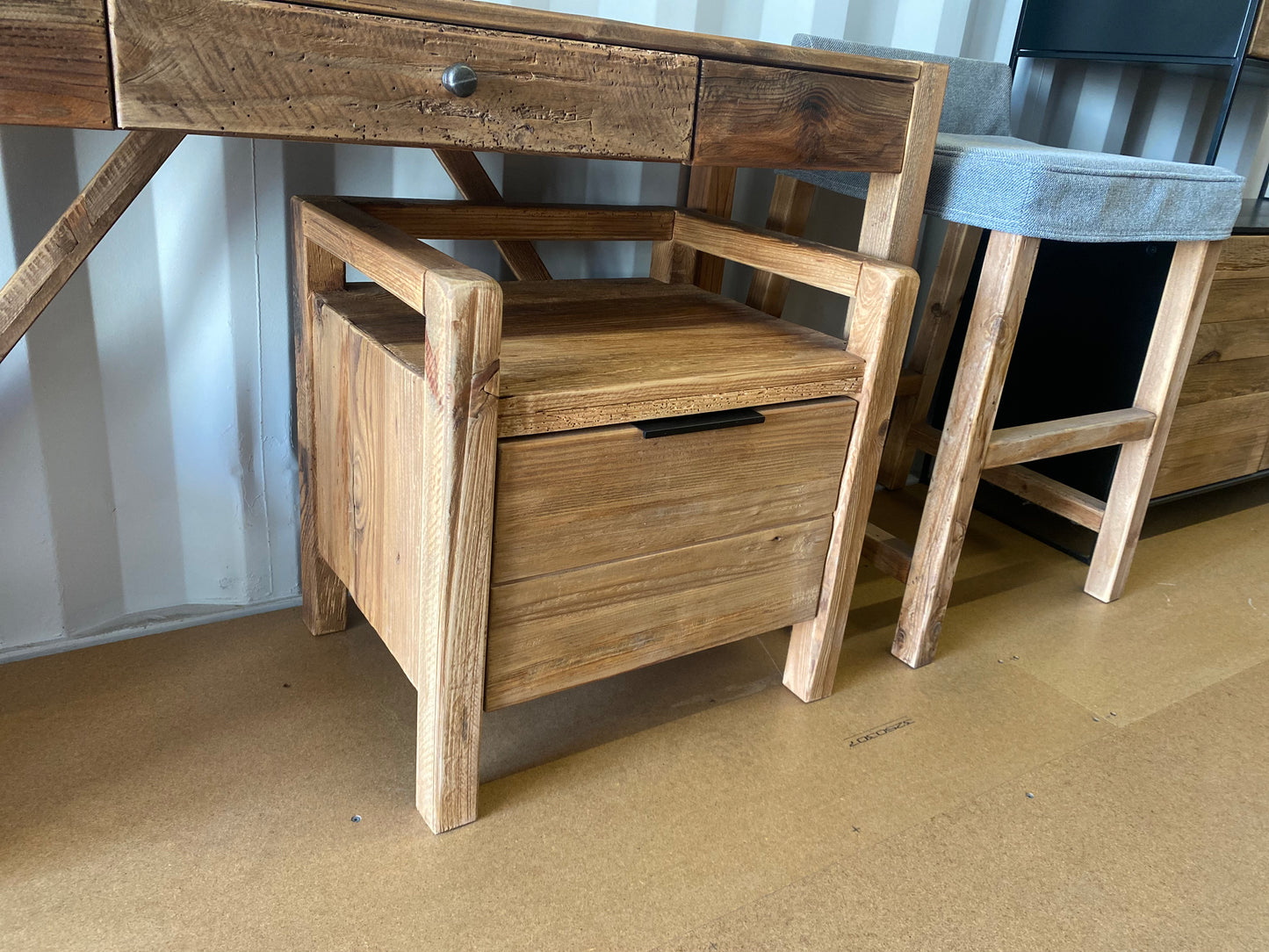 Plantation Bedside Table - Square