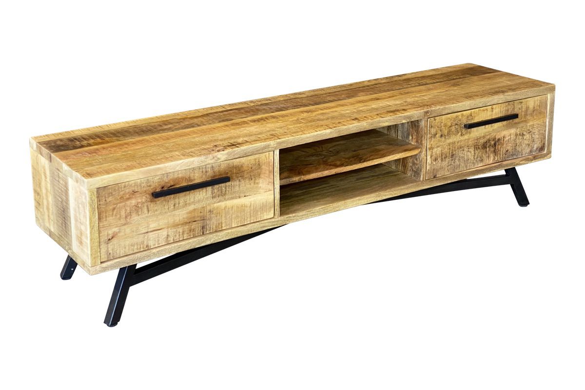 Draper Entertainment Unit (1800mm) - 2 Drawer