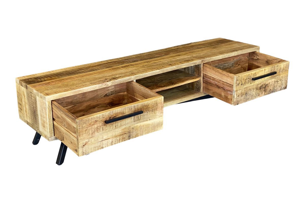 Draper Entertainment Unit (1800mm) - 2 Drawer