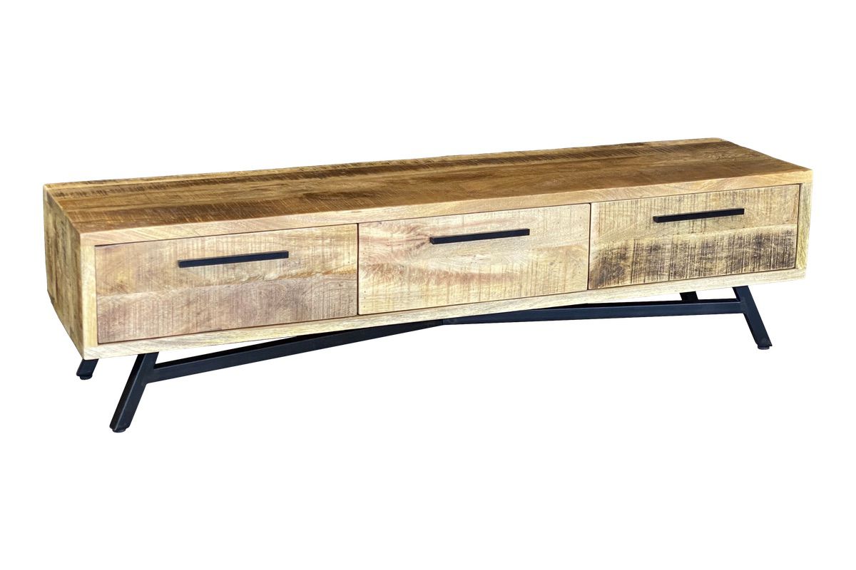 Draper Entertainment Unit (1800mm) - 3 Drawer