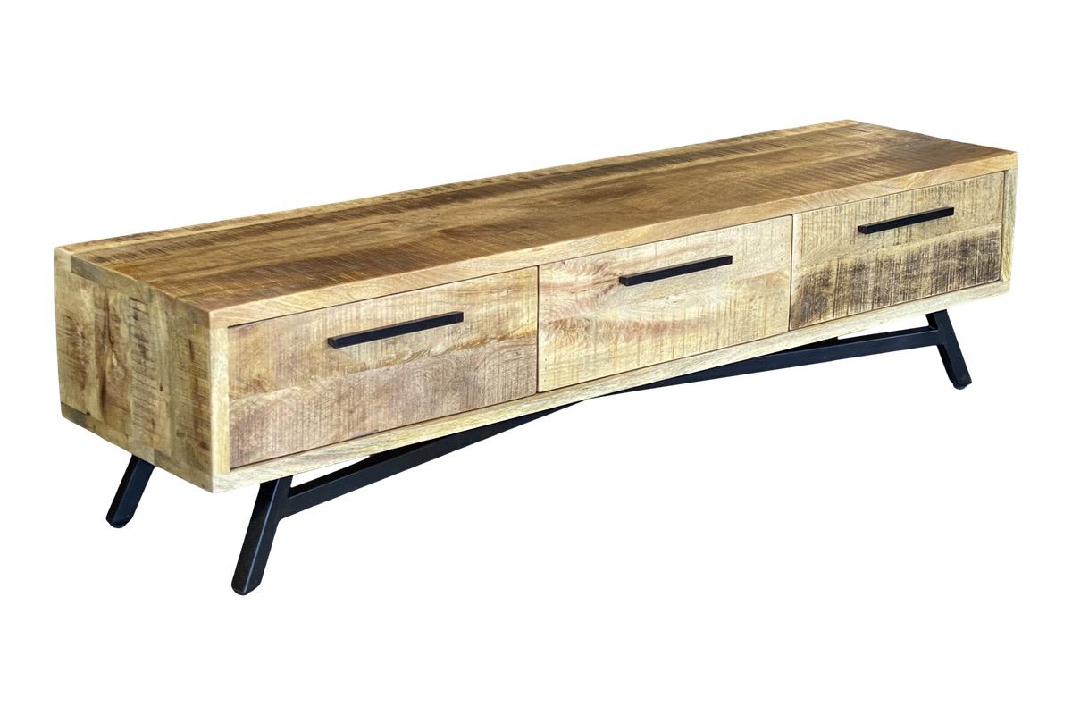 Draper Entertainment Unit (1800mm) - 3 Drawer
