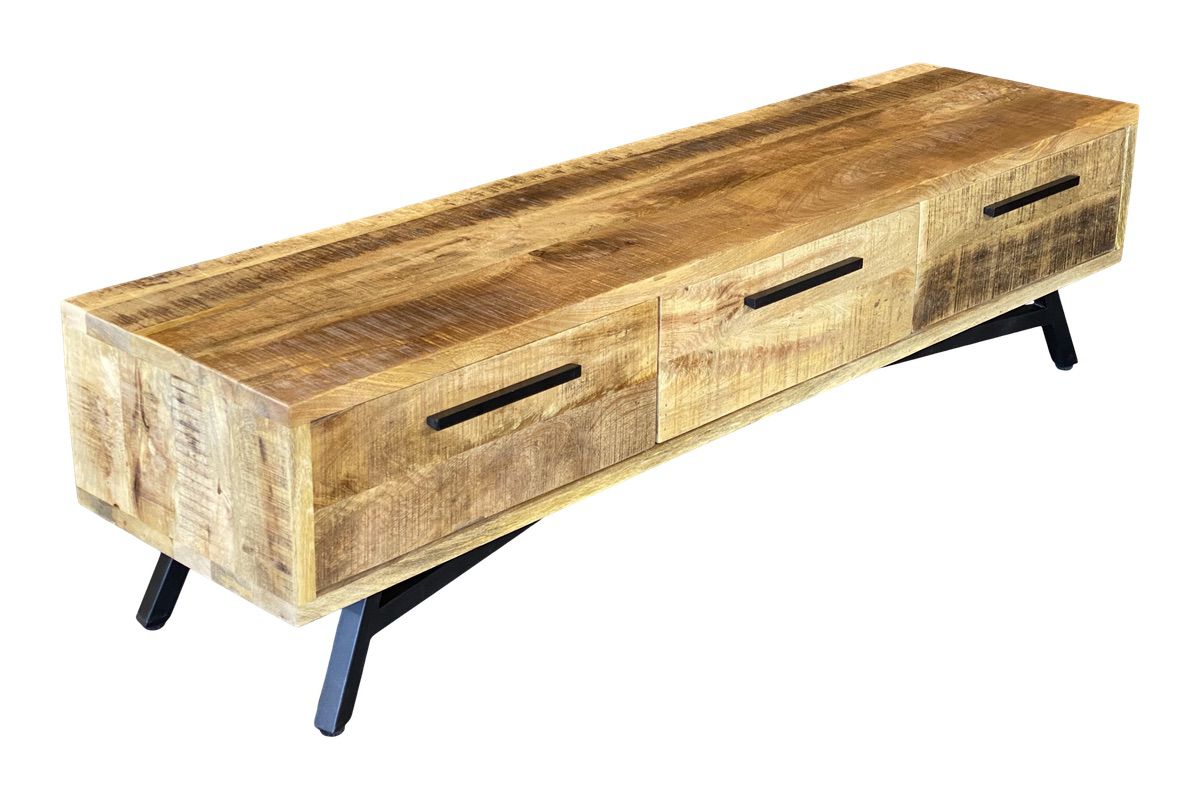 Draper Entertainment Unit (1800mm) - 3 Drawer