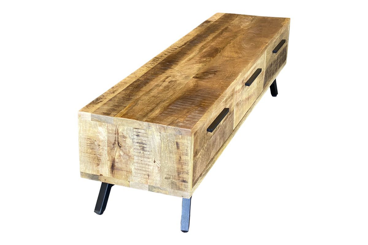 Draper Entertainment Unit (1800mm) - 3 Drawer