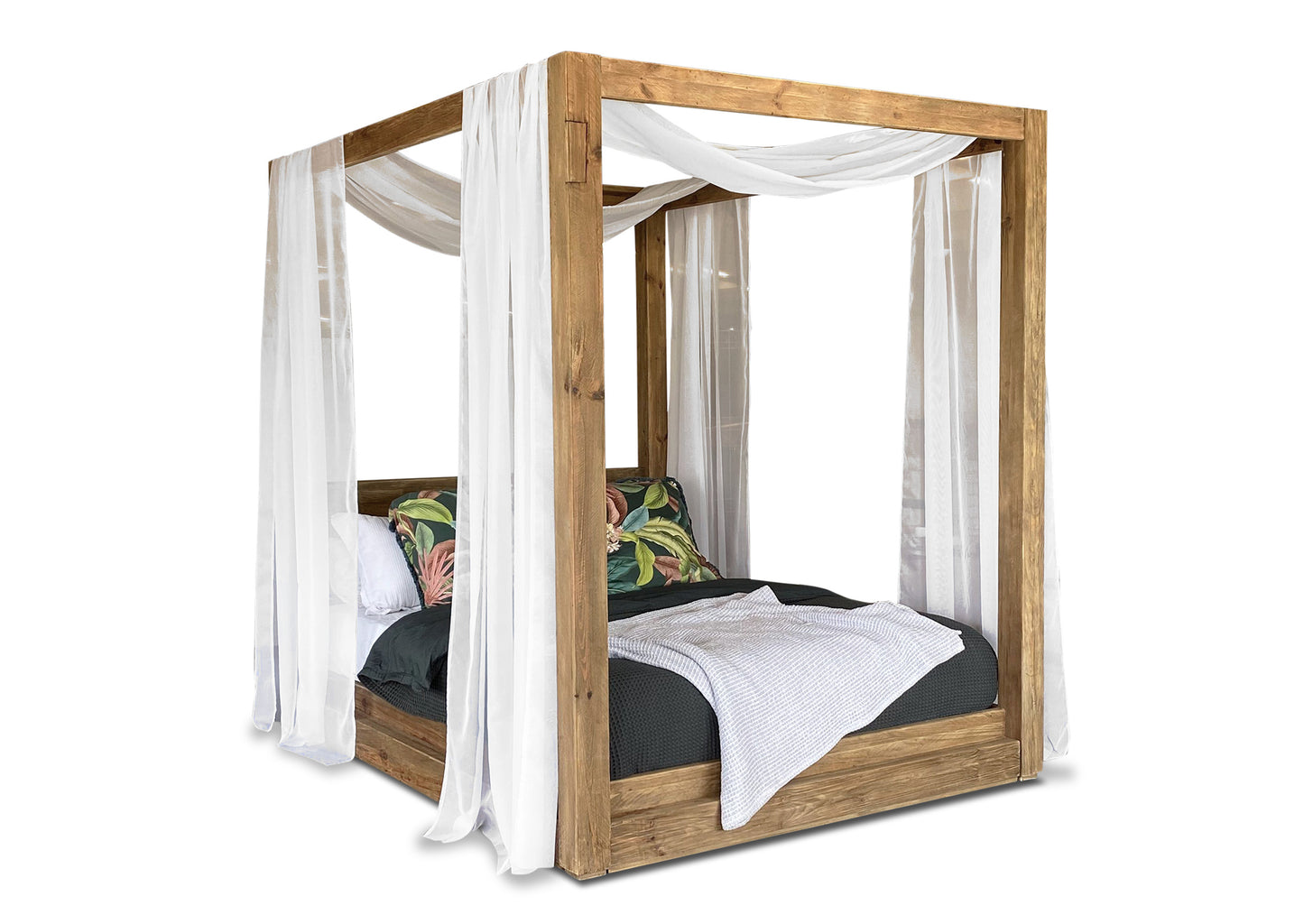Plantation Bedroom Set - 4 Poster (4 Piece)
