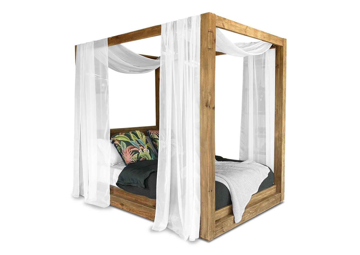 Plantation Bedroom Set - 4 Poster (4 Piece)