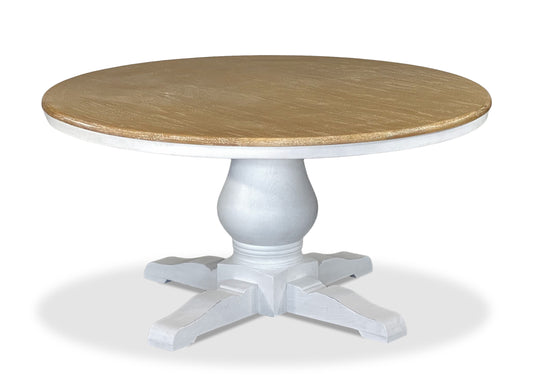 Parisienne Dining Table - White & Oak (1500mm)