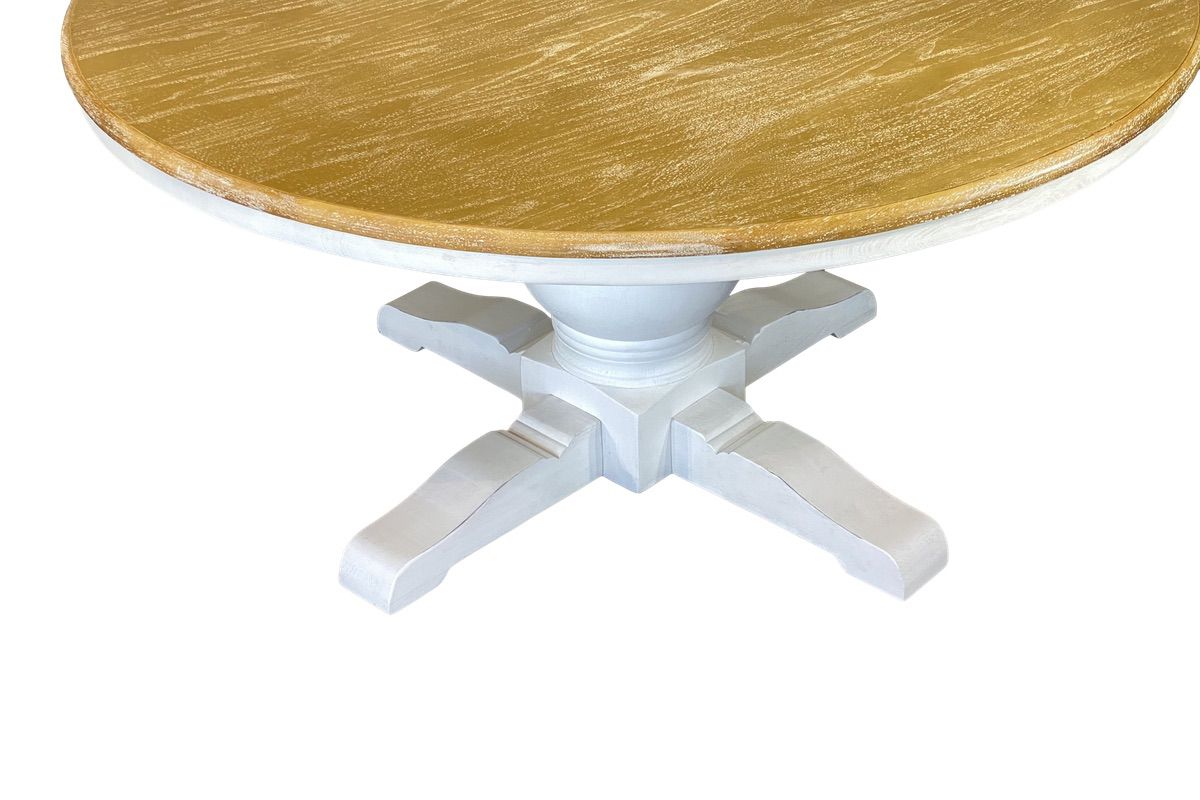 Parisienne Dining Table - White & Oak (1500mm)