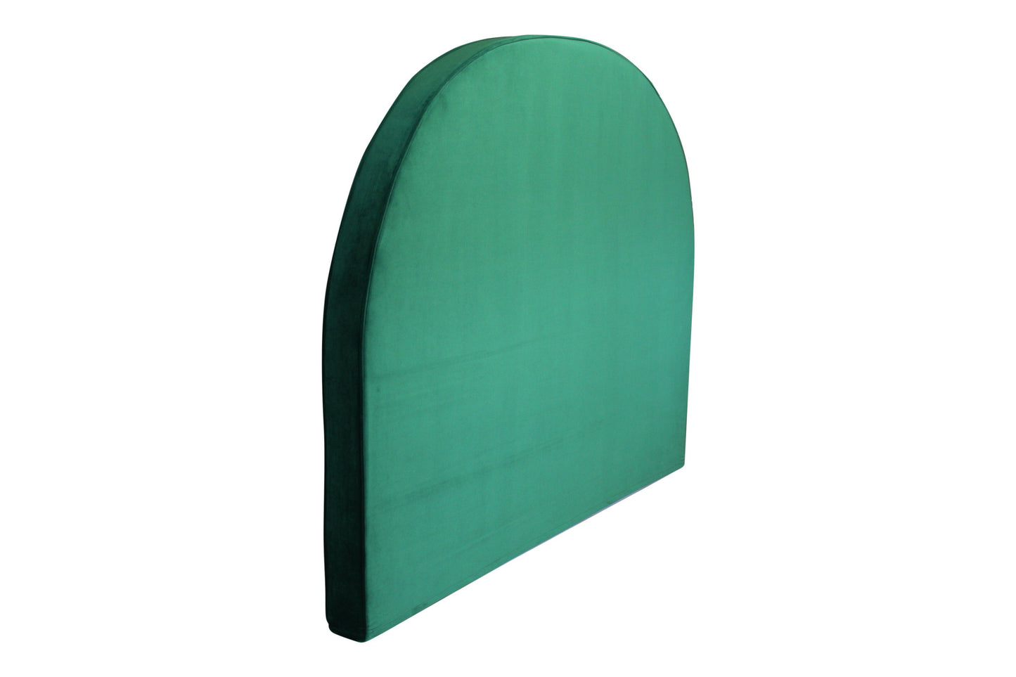 Arched Bedhead - Green Velvet