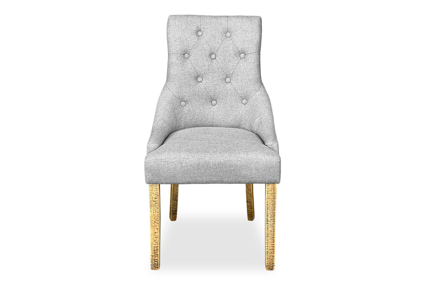 Scoop Back Chair - Light Grey (Forge Legs)