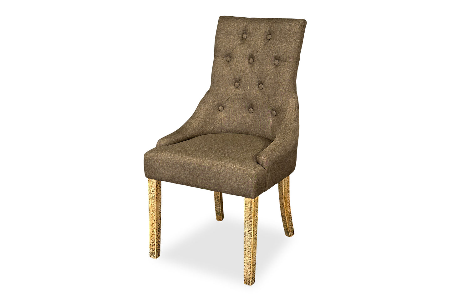 Scoop Back Chair - Light Brown (Forge Legs)