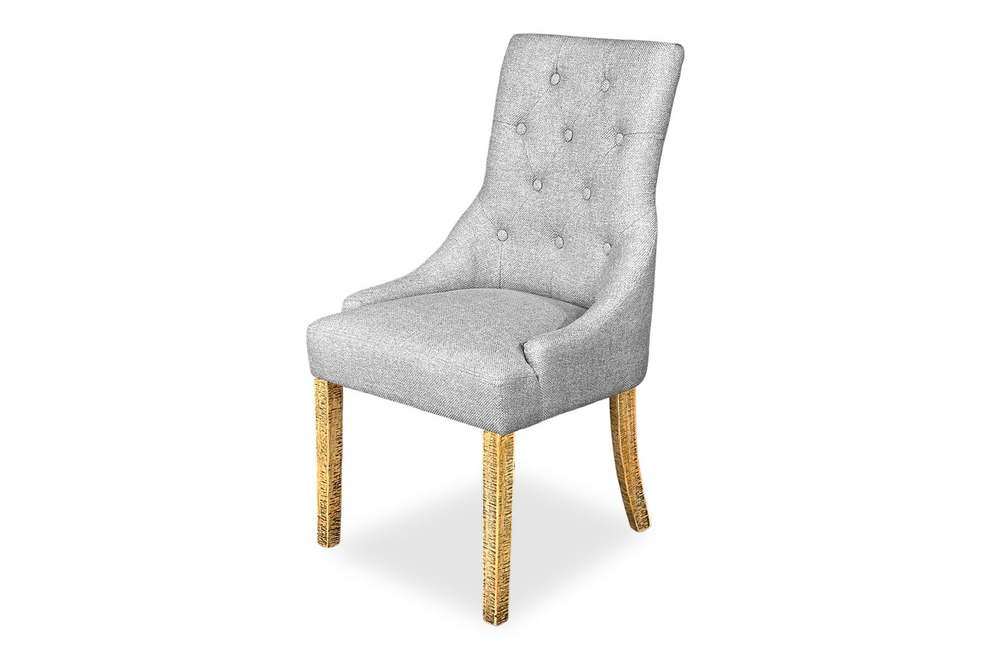 Scoop Back Chair - Light Grey (Forge Legs)