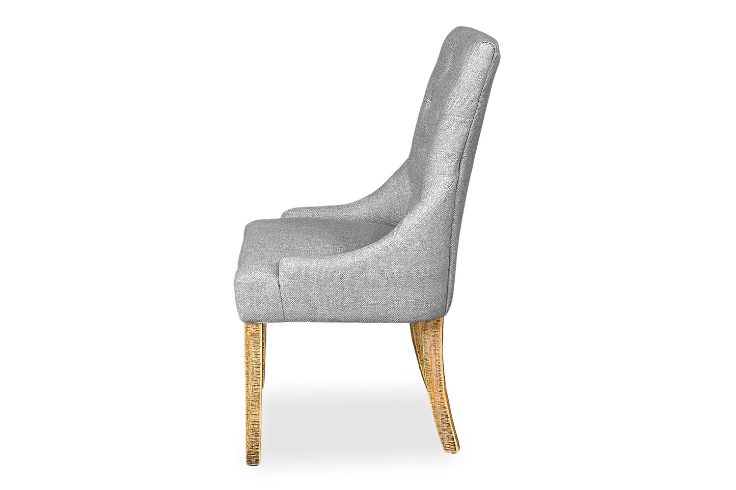 Scoop Back Chair - Light Grey (Forge Legs)
