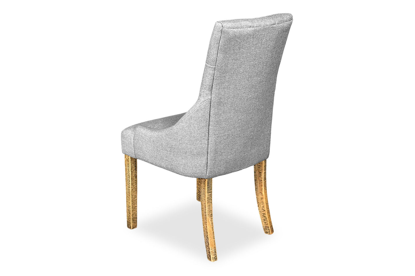 Scoop Back Chair - Light Grey (Forge Legs)