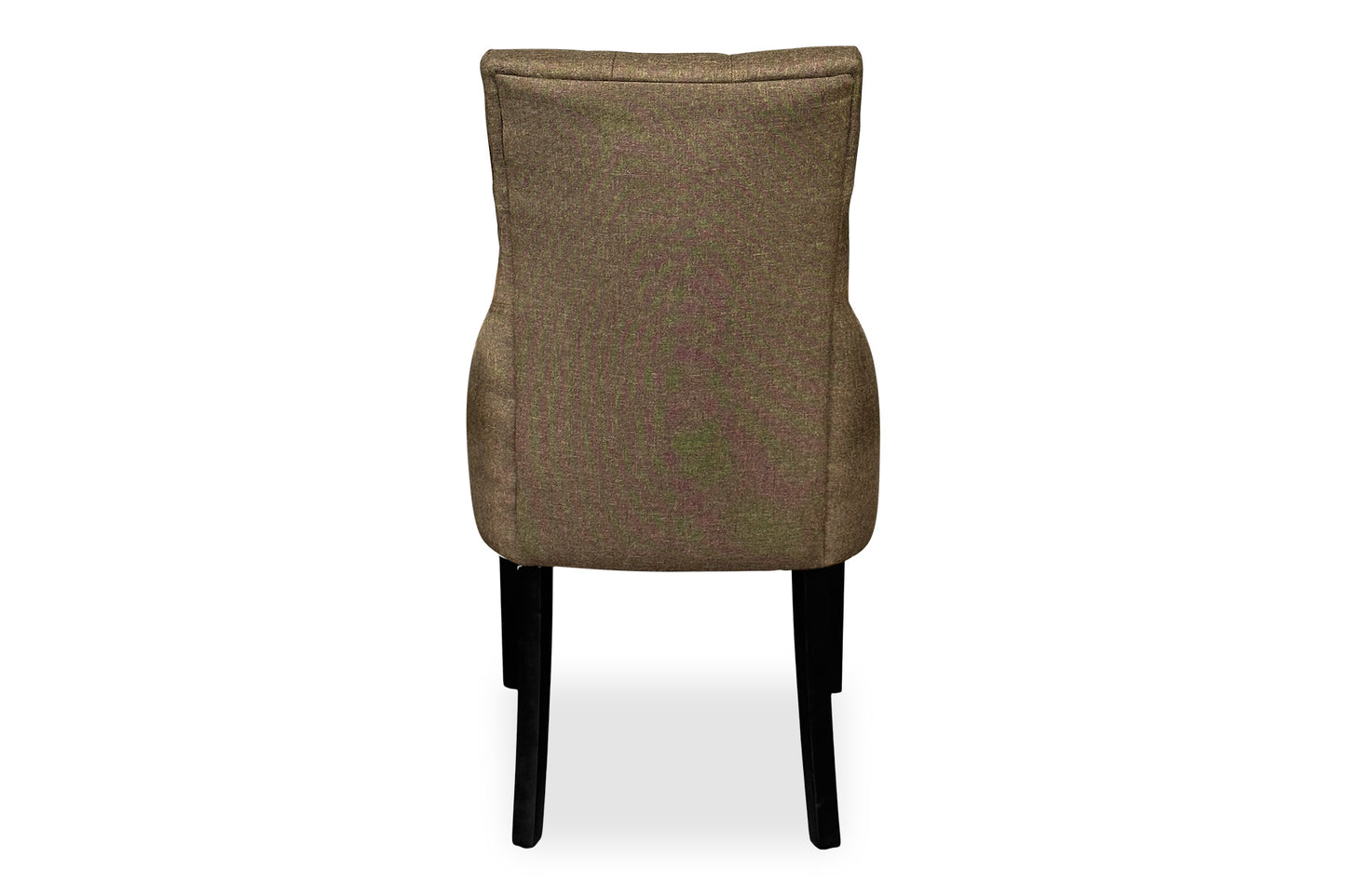 Scoop Back Chair - Light Brown (Black Legs)