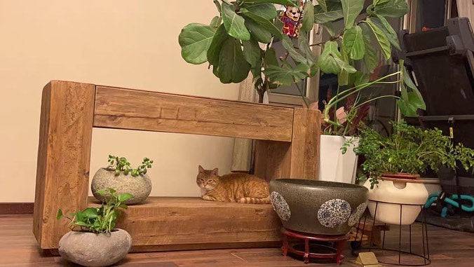 Plantation Console Table - Cubic (1400mm)