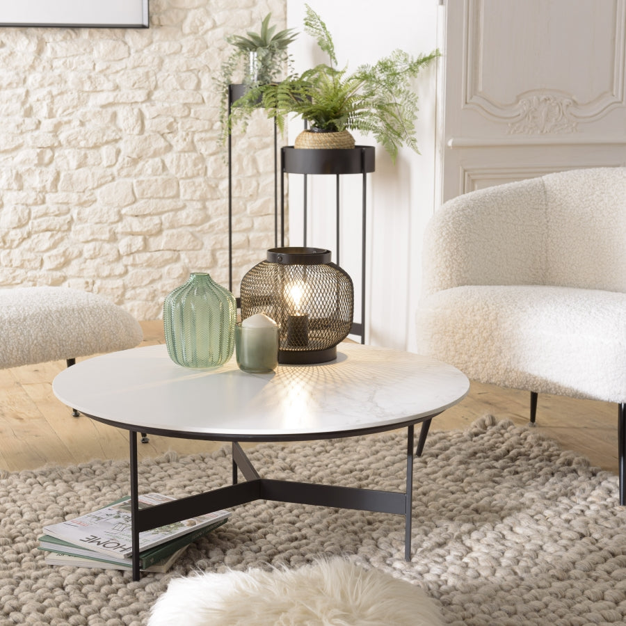Halo Coffee Table - Marble