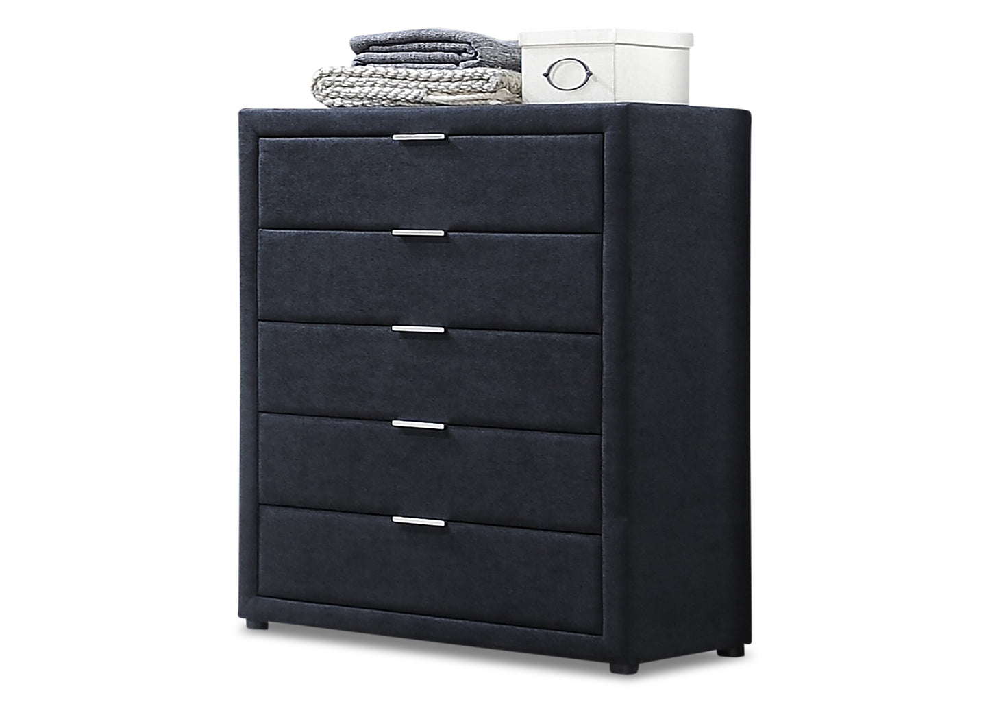 Dusk Bedroom Set (4 Piece) - Charcoal