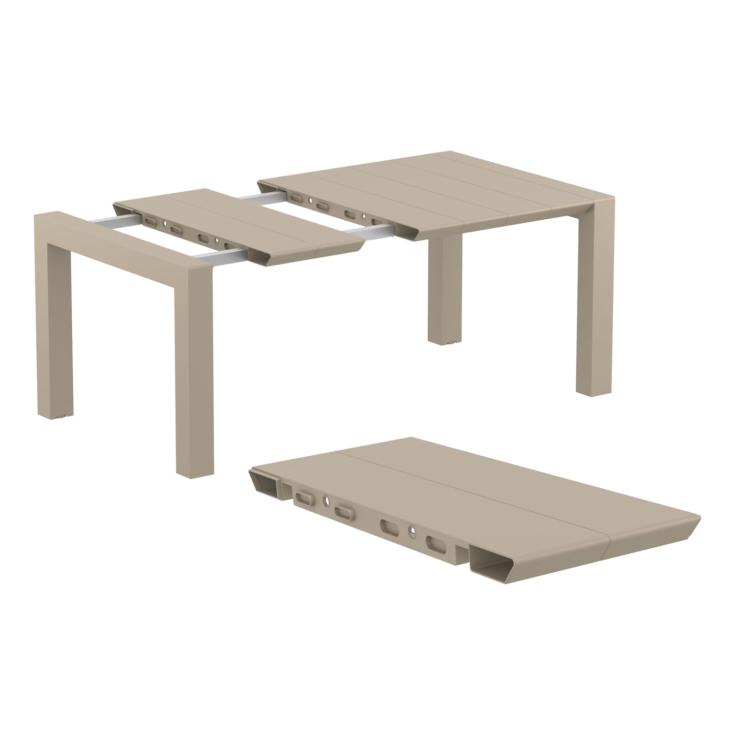 Whitehaven Outdoor Extension Table - Latte (1000mm or 1400mm)