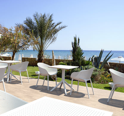 Kirra Outdoor Table - White (700mm)