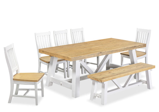 Banksia Dining Suite with Bench (2000mm)