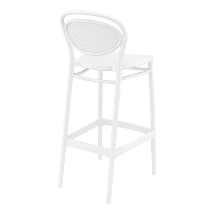Burleigh Outdoor Barstool - White