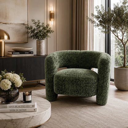 Cradle Accent Chair - Emerald