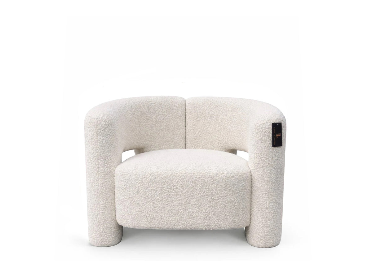 Cradle Accent Chair - White