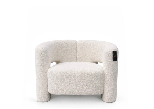 Cradle Accent Chair - White