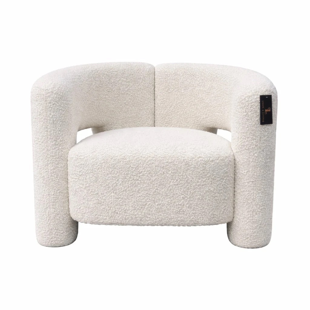 Cradle Accent Chair - White