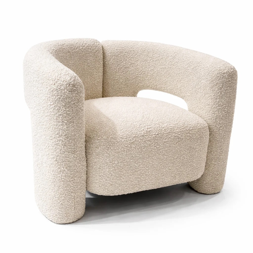 Cradle Accent Chair - White