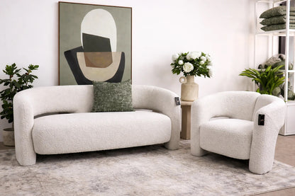 Cradle Accent Chair - White