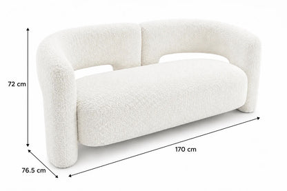 Cradle Sofa (2 Seater) White