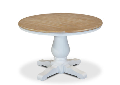 Parisienne White/Oak & Wishbone Dining Suite (1200mm)