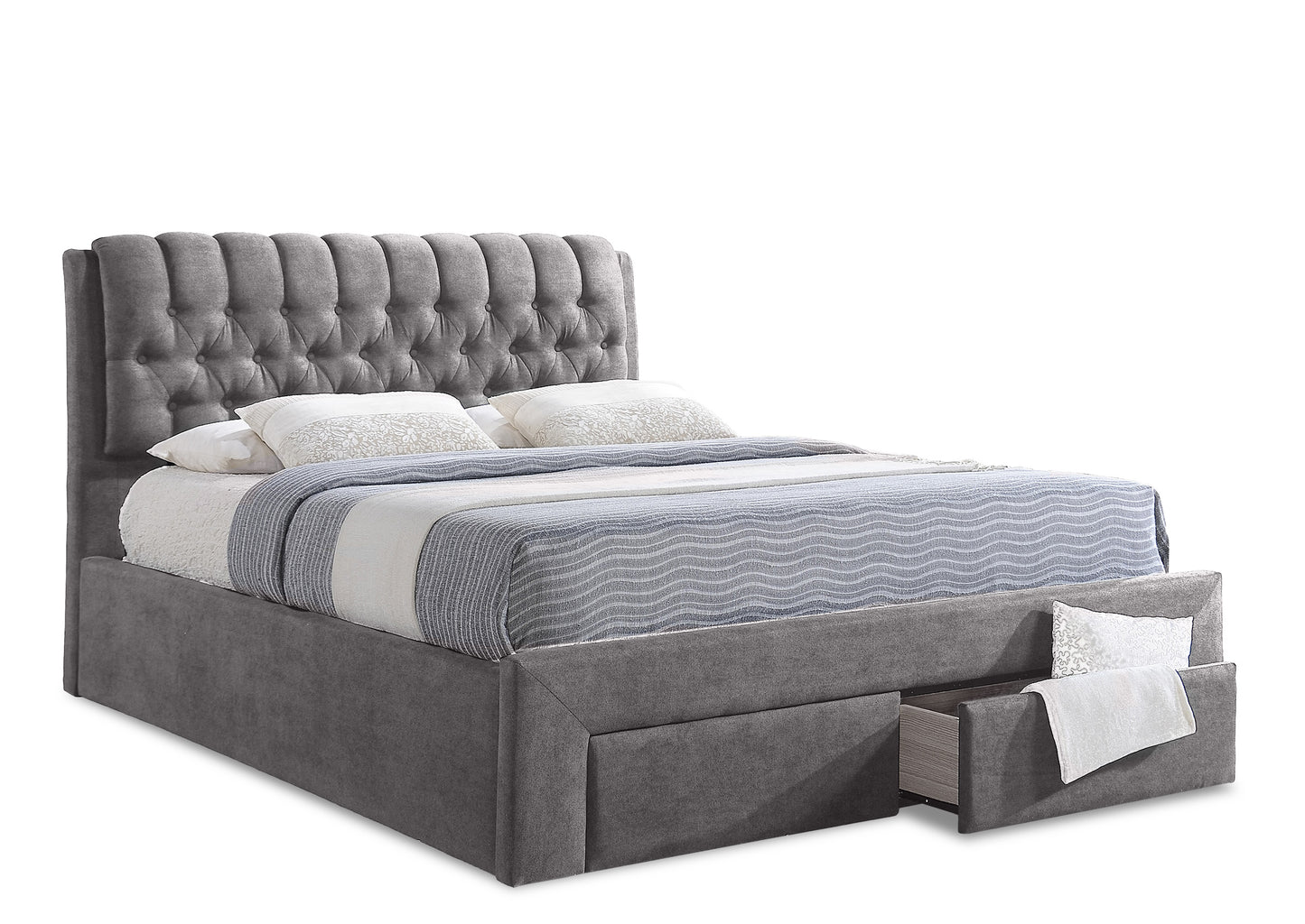 Dusk Bedroom Set (4 Piece) - Graphite