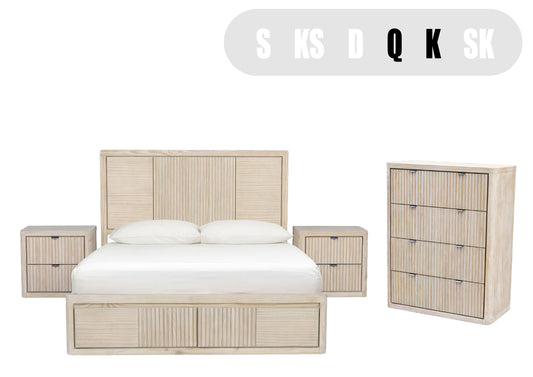 Eden Bedroom Set (4 Piece)