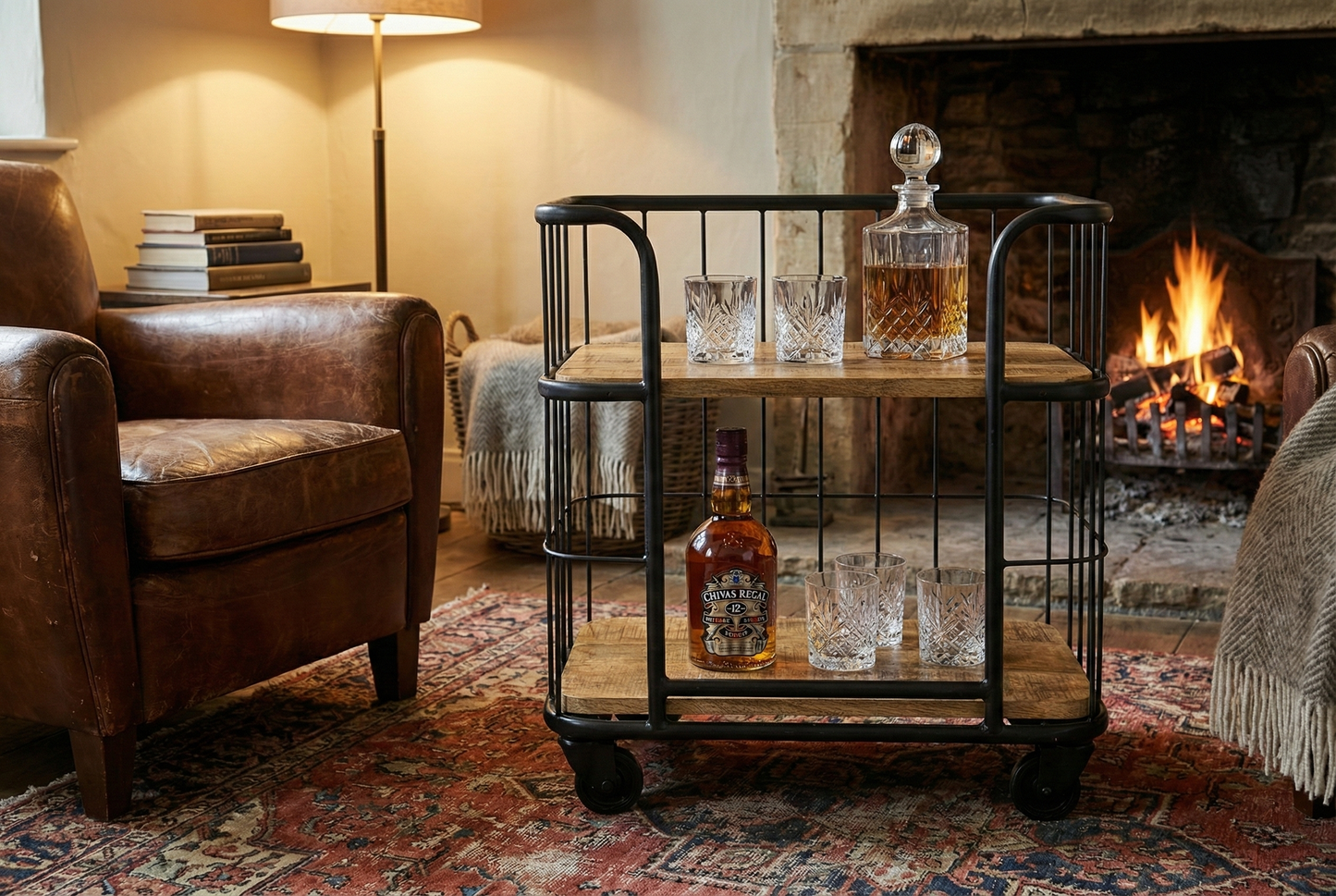 Forge Bar Cart