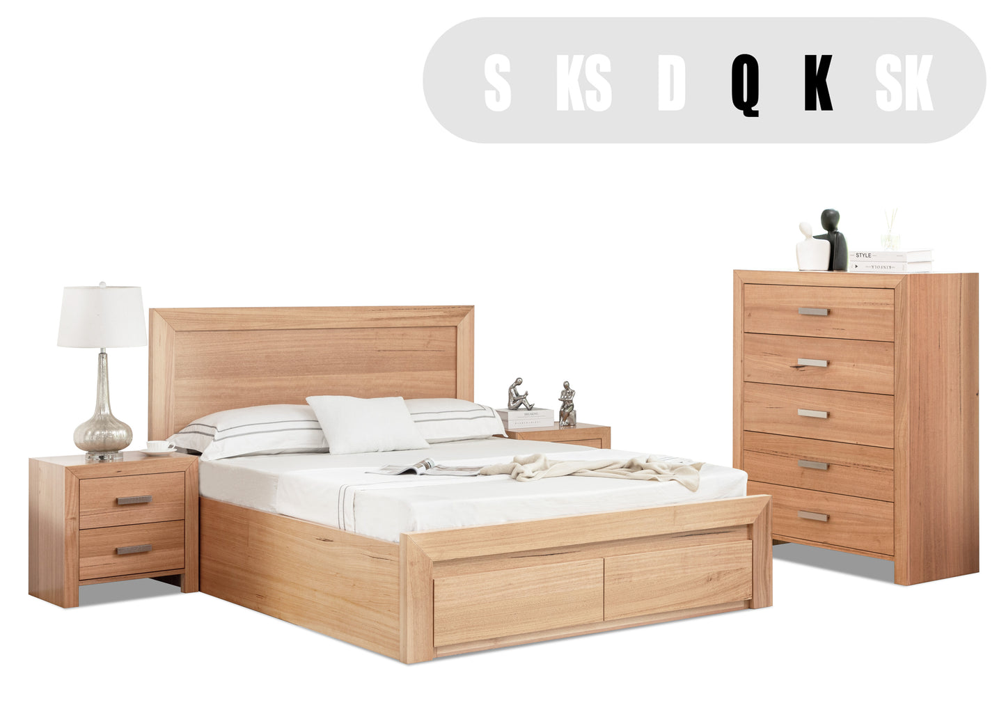 Getaway Bedroom Set (4 Piece)