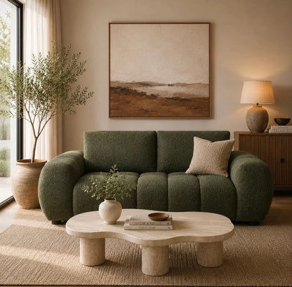 Glow Sofa (3 Seater) Olive