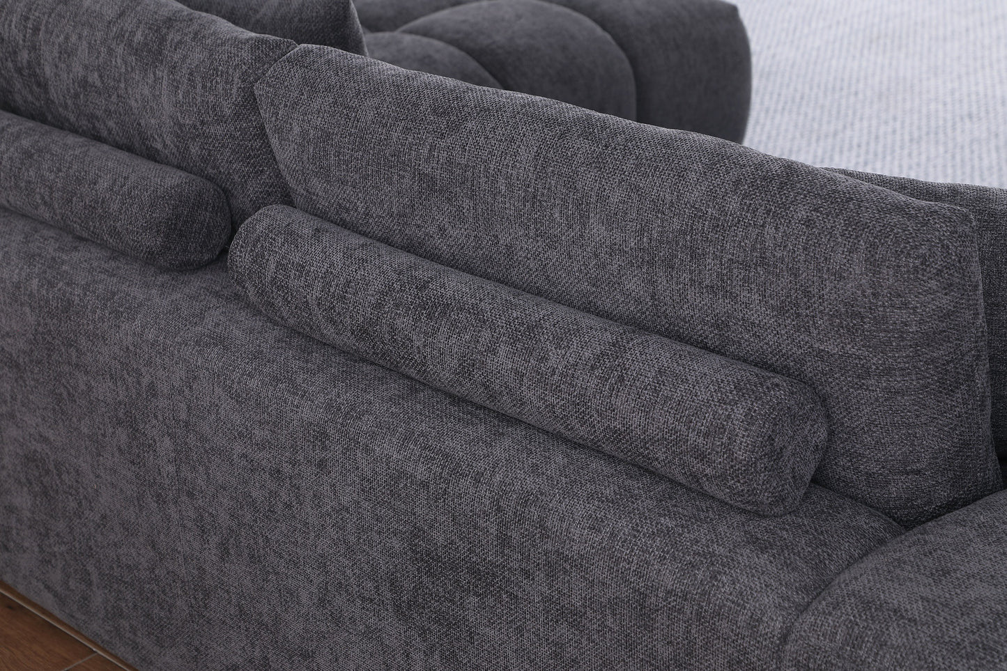 Glow Sofa with Chaise Charcoal