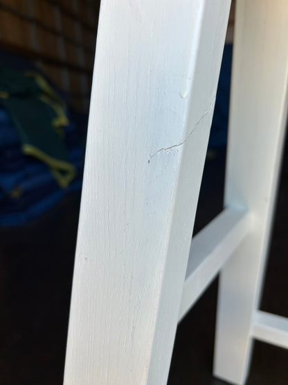 Factory Second - Parisienne Stool White & Oak (single)