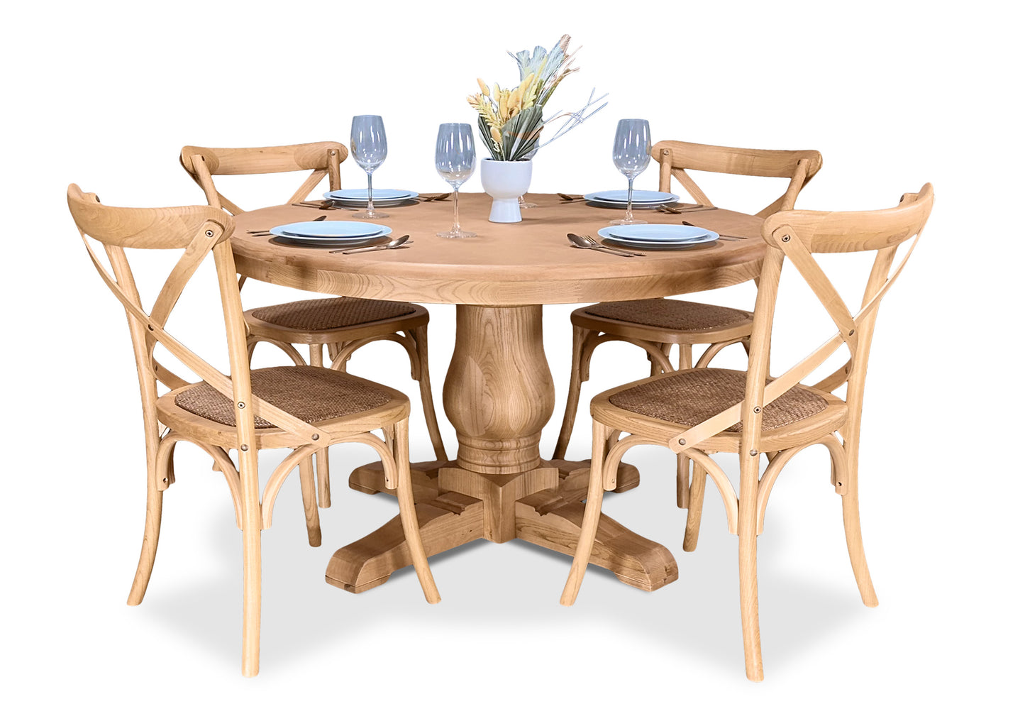 Parisienne Dining Table - Oak (1200mm)