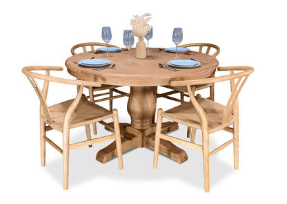 Parisienne Dining Table - Oak (1200mm)