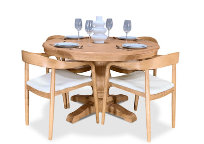 Parisienne Dining Table - Oak (1200mm)