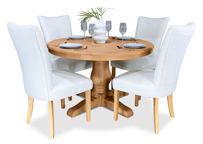 Parisienne Dining Table - Oak (1200mm)