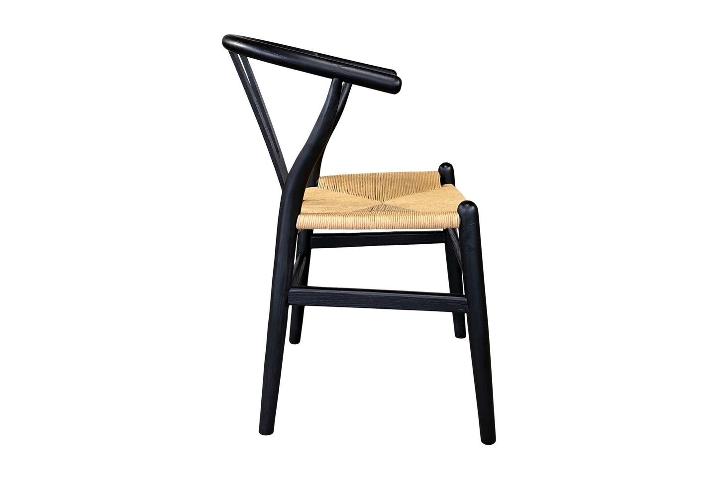 Wishbone Chair - Black & Natural