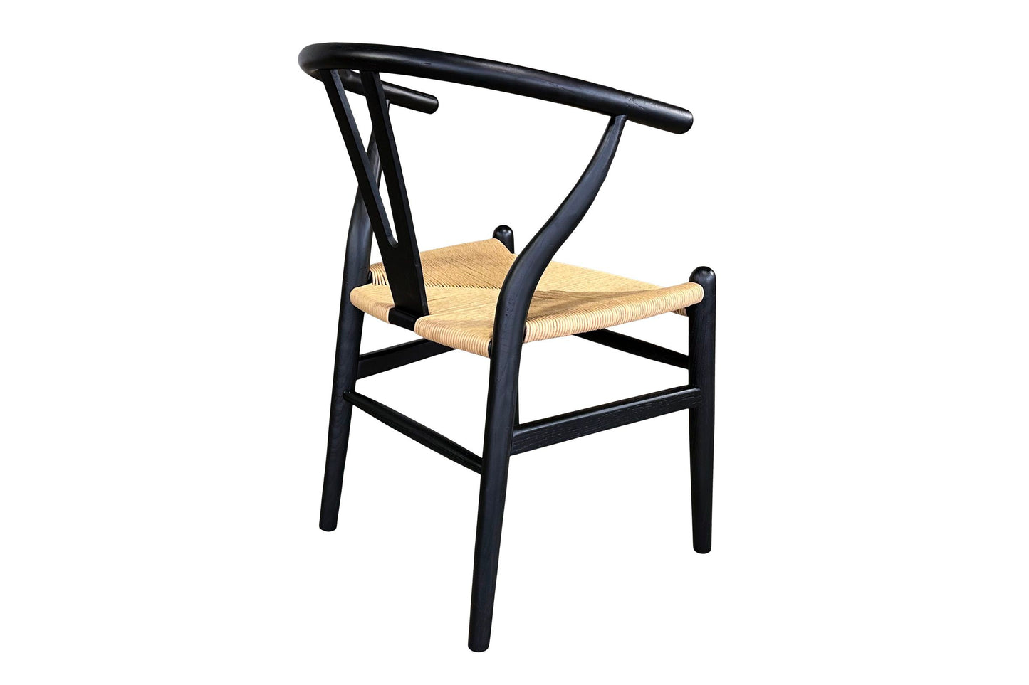 Wishbone Chair - Black & Natural