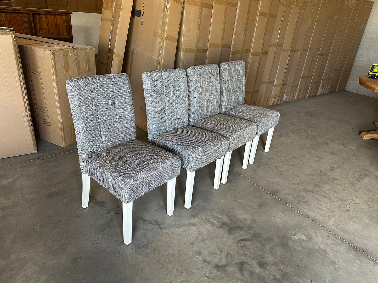 Factory Second - Tweed Chairs (Set of 4)