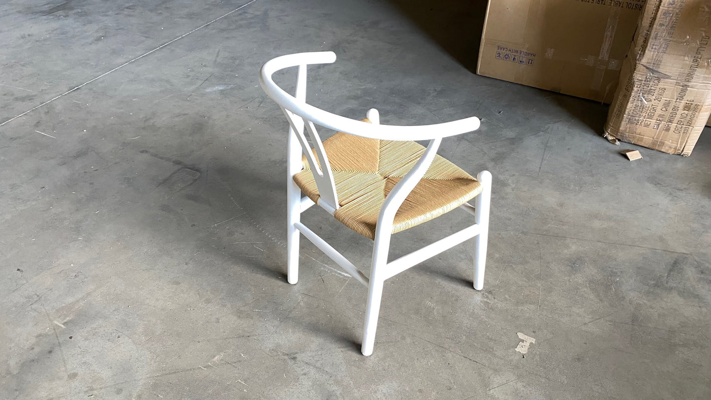 Factory Second - White - Wishbone Chair